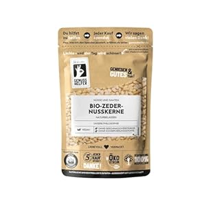 Bremer Gewürzhandel Zedernusskerne BIO, Zedernüsse, Alternative zu Pinienkernen, 100g