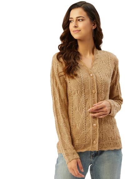 modeve Women's Long Sleeve Self-Design Winter Sweaters - Stylish and Soft||Winterwear||-picture-27