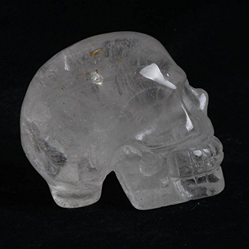 Hjt Hongjintian Natural Quartz Crystal Skull 1.97" H 0.32Lbs ¡­ #TOP2