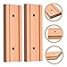 Wakauto Kalimba Bridge Replacement 2pcs Natural Wood Diy Kalimba Bridge Comfortable to Use