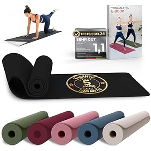 NEOLYMP YM320 Rutschfeste Yogamatte Anthrazit
