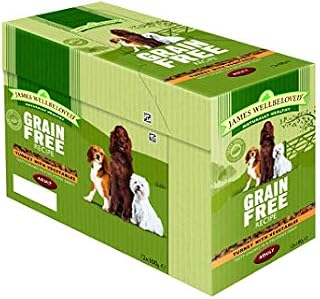 12 x James Wellbeloved Adult Dog Food Pouches - Grain Free Turkey 100g