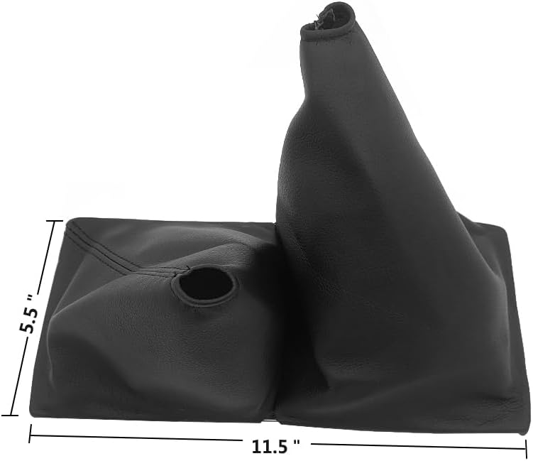 Manual Shift Boot Cover, Shifter Cover Fits for Toyota 4Runner Pickup 4x4 5spd 1984-1989 Black, 11.5" Length Frame