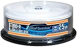 Optical Quantum 4x Blu-ray Media Glossy White Inkjet Printable - 25 pack