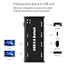 immagine 5ABLEWE 4 Porte USB 3.0 Switch per 2 PC,Commutatore USB Switch 2 Ingressi 4 Uscite per Condividere Mouse, Tastiera, Hard Drive, Stampante, Scanner