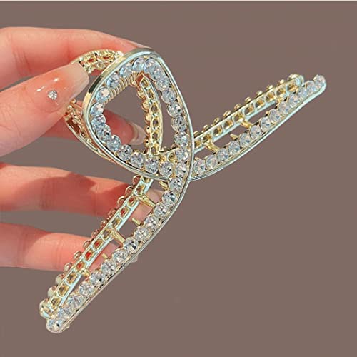 Large Hair Claw Clips For Thick Hair 5.2'' Long Women Girls Rhinestone Jaw Clips Jumbo Hair Clip Bling Claw Clips Fancy Hair Clips #TOP1