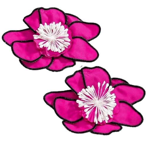 TTPSRY Pendientes de Flor Bohemios Hipoalergénicos de Pétalos Grandes, Joyería Personalizada para Uso Diario y Fiesta