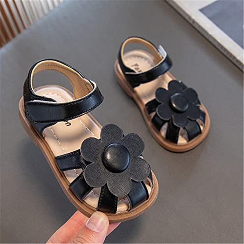 Infant Baby Girls Sandals Summer Outdoor Casual Beach Shoes with Flower Anti Slip Rubber Sole Newborn First Walking Shoes4