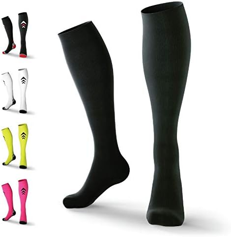Rymora Compression Socks for Men and Women (Cushioned, Graduated Compression, Seamless)