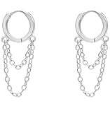 ESTILO: de estilo moderno y juvenil pero a la vez elegantes lo que los hace un par de pendientes plateados perfectos para uso diario o para alguna celebración o fiesta.