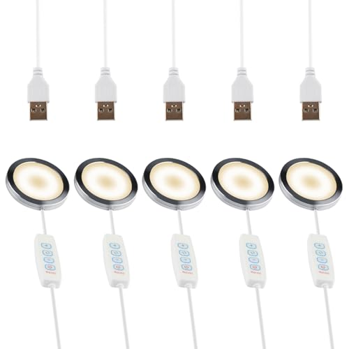 Opiniones y reviews de Lampara 3d . 43 Howarx Juego de 5 Kits de Lámpara LED para Impresora 3D 001, Compatible con Bambu lab H2D/A1/A1mini/P1S/P1P/X1C Makerworld Maker's Supply Kit de Hardware 5V Alimentado por USB,...