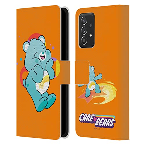 Coque Samsung Galaxy A53 5G étui portefeuille rabat cuir avec motif Care Bears