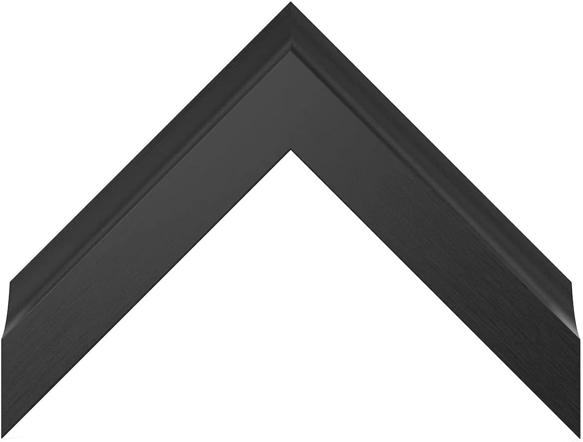 Anodized Black Scoop 43" Alloy Deco TV Frame - Compatible ONLY with Samsung The Frame TVs (Fits 2021-2026, LS03A, LS03B, LS03C, LS03D, LS03FA)