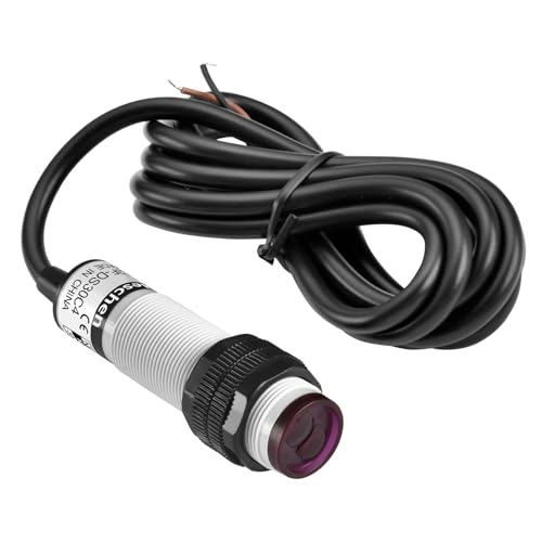 Heschen M18 Säule Infrarot Photoelektrischer Näherungsschalter, diffuse Reflexionstyp, E3F-DS30C4, Erfassungsabstand 10–30 cm, 10–30 VDC 200 mA, NPN normalerweise offen (NO), 3 Drähte