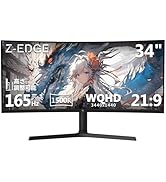 ゲーミングモニター34インチ　w.s Amazon.co.jp: Z Z-Edge(ゼロエッジ) ゲーミングモニター ウルトラ