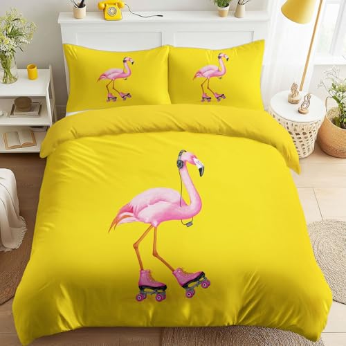 Housse de couette 140x200 en microfibre douce et thermorégulatrice