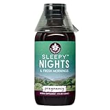 WishGarden Herbs Sleepy Nights for Pregnancy - Plant-Based Herbal Sleep Aid Safe for Pregnant Moms, Organic Sleep Tincture with Chamomile & Scullcap Supports Restful Sleep Without Melatonin, 4oz