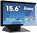 Produktbild iiyama Prolite T1634MC-B8X 39,5cm (15,6") IPS LED-Monitor Full HD 10 Punkt Multitouch kapazitiv (VGA, HDMI, DisplayPort) 7H, IP65 Front, Touch durch Glas, Anti-Fingerprint, schwarz