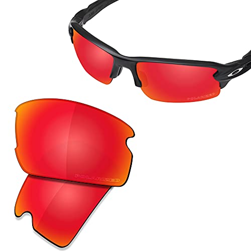 Image of SAUCER Premium Replacement Lenses & Rubber Kits for Oakley Flak 2.0 OO9295 | UV400 Protection, Anti-Scratch, Precise Fit