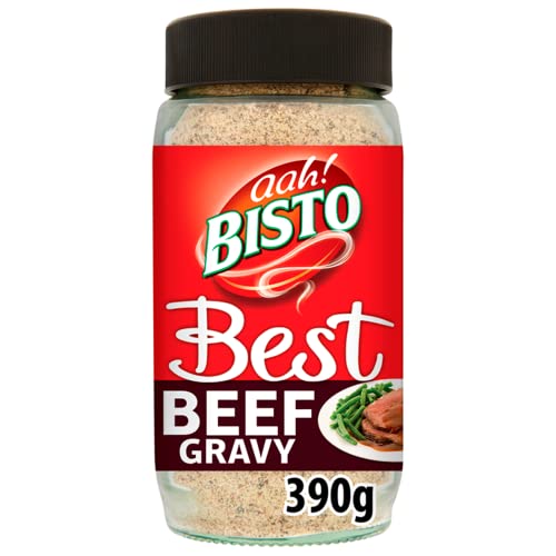 Bisto Best Beef Gravy Granules Made With Real Meat Juice, 390 g Jar