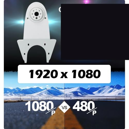 Caméra de recul haute définition AHD 1080P étanche avec boîtier blanc - 4