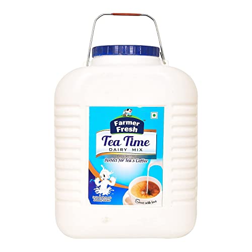 Image of Farmer Fresh Tea Time Instant Dairy Mix Milk Powder (10kg) | 100% Pure Tea Time Dairy Blend, No Preservatives | Instant Mix for Rich Creamy Chai (Tea) & Coffee | Smooth Dissolving & Mix