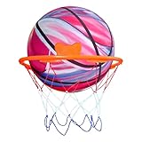 Rrlihjgu Leiser Basketball, leiser Basketball, Basketball aus leichtem Schaumstoff, Indoor-Basketball aus Schaumstoff, federnd, leise, Ball