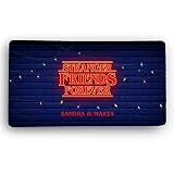 LolaPix Alfombrilla Raton Gaming. Alfombrilla Personalizada. Protector Mesa de Escritorio XXL. 600 * 350 * 2mm. Base de Goma Antideslizante. Mouse Pad Gaming. Stranger Friends
