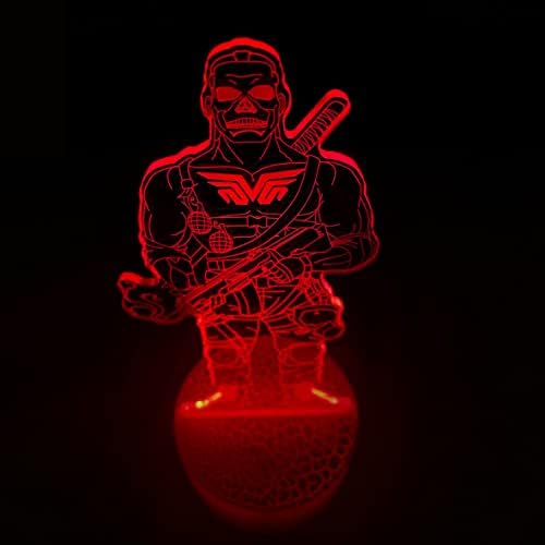 Veno Scorp Gaming 3D Night Light for Kids & Adults 3D Night Lamp, 16 Colors Changing with Remote Control, Bedroom Room and Gaming Setup Decor, Gifts for Adults Children Girls Boys