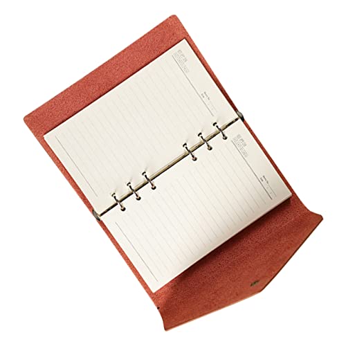 KALLORY cuaderno vintage diarios de bolsillo organizador agendas proyecto bloc libreta vintage cuaderno viaje cuaderno journal cuaderno de viaje retro cuaderno de viajes imitación de cuero