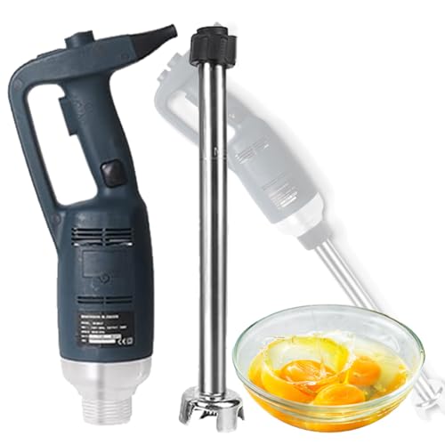 GYKOZY Batidora de inmersión Profesional para sopas, batidora de Mano Resistente de 500 mm, Velocidad Variable de 16000 RPM, Acero Inoxidable 304, Ideal para cocinas comerciales 500W