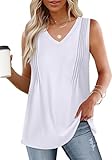 WIHOLL Spring Tops for Women Long Tunic Tops to Wear with Leggings Beach Clothes for Teens L