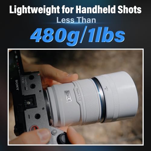 Image of SIRUI Sniper 75mm Autofocus Lens, F1.2 Telephoto APS-C Camera Lens for Z8, Z9, Z5, Z6, Z7, Zfc (Z Mount, White)
