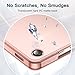 JETech Case for Samsung Galaxy Tab A11 / Tab A9 8.7-Inch 2025/2023, Slim Translucent Back Tri-Fold Folio Stand Protective Tablet Cover (Rose Gold)