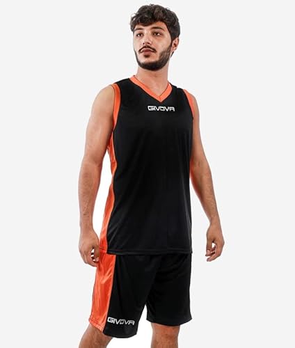 GIVOVA KIT POWER INTERLOCK NERO/ARANCIO Tg. S