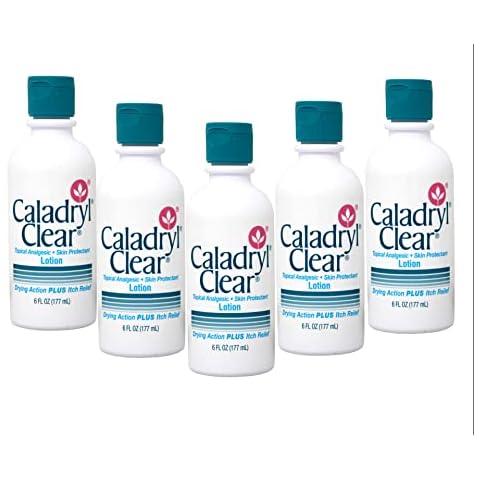 Caladryl Clear Skin Protectant Lotion - 6 OZ, Pack of 5 Cover