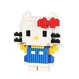 WUAIRA Mini Building Blocks 600+ Pieces Hello Kitty Building Blocks Educational Toy Gift for 6 + Yea