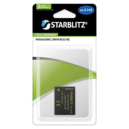 Starblitz SB-G10E - Batería Compatible con Panasonic DMW-BCG10E