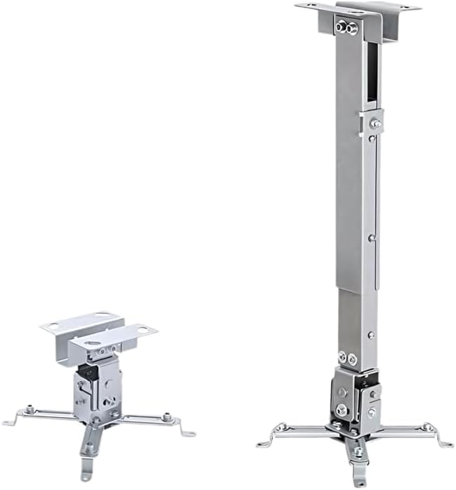 VGKE Projector Ceiling Mount, Aluminium Alloy, 360° Ball Head, Universal Multifunctional Projector Wall Mount Bracket, Max Hold 5.0kg, Matte Black - View #4