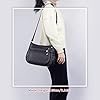 VOLGANIK ROCK Black Handbags for Women Crossbody Ladies Handbags Soft PU Leather Shoulder Bag Elegant Ladies Bags Medium Size Handbags Shoulder Bags for Women Cross-Body Bags #1