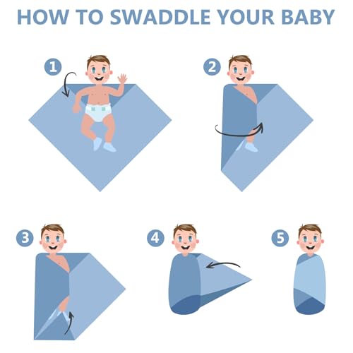 Cotton Flannel Receiving Blankets Baby 8 Pcs, Baby Swaddle Blankets, Infant Flannel Blanket 30 X 30 Inch for Boy Girl (Style3)3