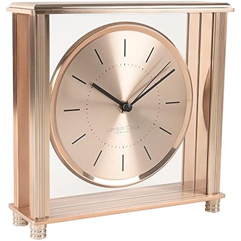 London Clock Square Gold Large Mantel Clock Cover