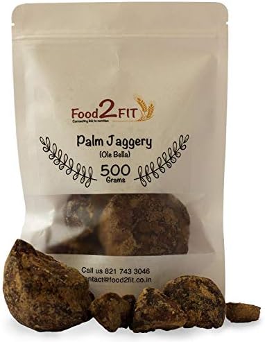 Palm Jaggery - 100 % Natural 500 gms (17.63 OZ) By Food2FIT