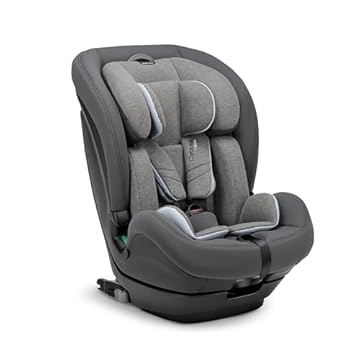 Inglesina Caboto i-Size Seggiolino Auto, Isofix, da 15 mesi a 12 Anni circa, dai 76 ai 150 cm, Stone Grey