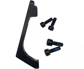 Brake Adaptor, POST Mount Caliper to FLAT Mount Fork 140mm Rotor, 4 Bolts PMFM Adapter, Compatible with Shimano PM Brakes, Compatible with RockShox FM Forks, Compatible with SRAM, Compatible with Fox