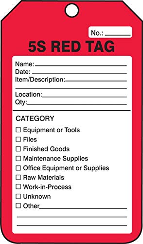 5S RED TAG.