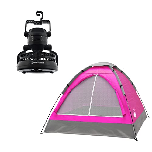 Carpa Wakeman para 2 personas con cubierta y linterna