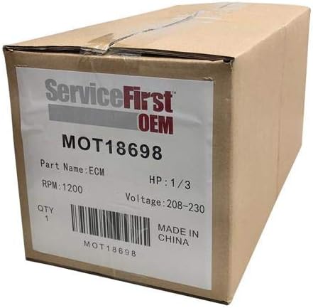 Trane Motor, Od Ecm 1/3Hp 230V