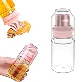 Oil Bottle Brush, Bottle Baster Brush for BBQ,Silicone Oil Brush,Olive Oil Vinegar Salad Dressing...