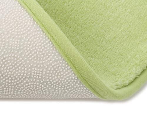 Gözze - Premium Rutschfester Badteppich, RIO, 100% Microfaser, 50 x 70 cm - Limone – Ansicht 6
